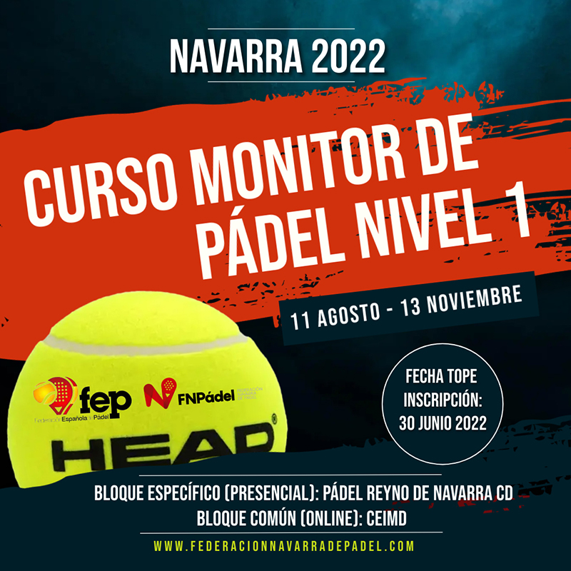 Curso de Monitor de P&aacute;del Nivel 1